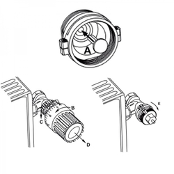 Homematic IP Adaptér ventilu Oventrop