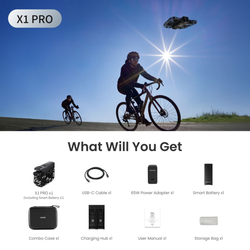 HOVERAir X1 Pro Basic Combo dron černý