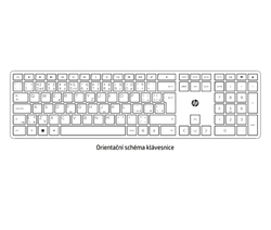 HP 230 bezdrátová klávesnice