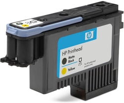 HP 72 Matte Black and Yellow Printhead pro DJ T1100 (C9384A) - originální