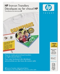 HP Nažehlovací fólie (Iron-ON T-Shirt Transfer) 12 listů/A4/210 x 297 mm C6050A