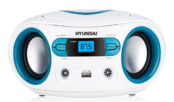 Hyundai TRC 533 AU3WBL Radiopřijímač s CD/MP3/USB, bílá/modrá 