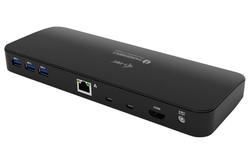 i-tec Thunderbolt 3 Dual 4K Docking Station + USB-C to DisplayPort Adapter + Power Delivery 85W