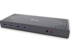 i-tec USB 3.0 / USB-C 5K Univerzální dual dokovací stanice