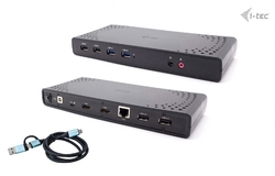 i-tec USB 3.0/USB-C/Thunderbolt, 2x HDMI Docking Station, PD 85W