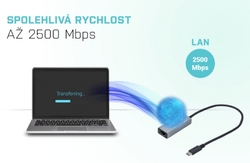 i-tec USB-C Metal 2,5Gbps Ethernet Adapter