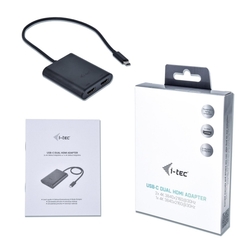 i-tec USB-C na 4K Dual HDMI video adaptér