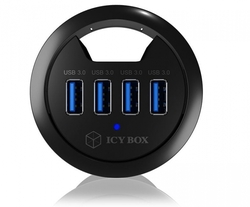 ICY BOX in-Desk Hub 4xUSB 3.0