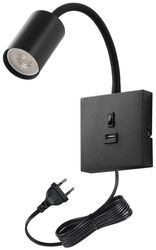 IMMAX PUNTO USB černé