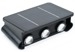 IMMAX WALL-5 venkovní solární nástěnné LED osvětlení se světelným čidlem, 2W