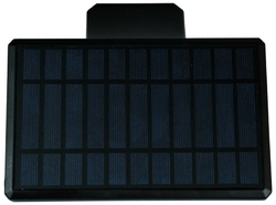 IMMAX WING venkovní solární nástěnné LED osvětlení s PIR čidlem, černé