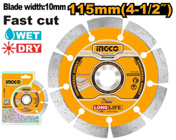 Ingco kotouč diamantový 115 x 10 mm