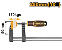 Ingco svěrka kovová - stolařská, 250 mm