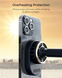 iOttie Velox Pro MagSafe Magnetic Wireless CryoFlow Cooling Dash & Windshield Car Mount