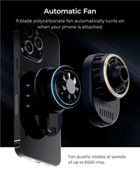 iOttie Velox Pro MagSafe Magnetic Wireless CryoFlow Cooling Dash & Windshield Car Mount