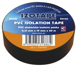 Izolační páska na kabely PVC 19/20 černá