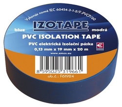 Izolační páska na kabely PVC 19/20 modrá