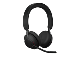 Jabra Evolve2 65, Stereo, USB-A, Bluetooth, Microsoft certifikace, černá