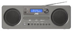 JVC RD-E861B-DAB, černý/šedý
