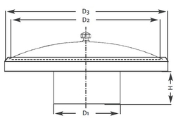 K1.100868 - Vlhkoměr 81 mm na zabudování 