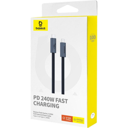 Kabel Baseus Flash USB-C/USB-C 1m 240W černý