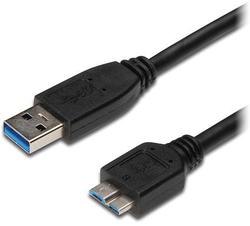PremiumCord Kabel Micro USB 3.0 5Gbps USB A - Micro USB B, MM, 1m