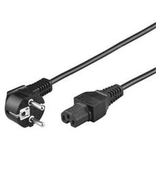 Kabel síťový 230V k počítači 2m IEC 320 C15 konektor s drážkou
