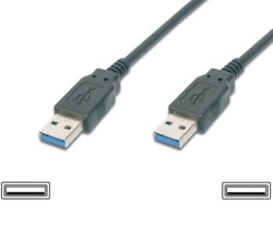 Kabel USB 3.0 Super-speed 5Gbps A-A propojovací 9pin 3m