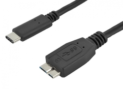 Kabel USB 3.2 konektor C/male - USB 3.0 konektor Micro-B/male, 0,6m