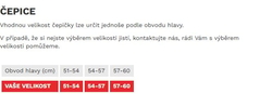 Kalas letní čepice KALAS Z bílá vel.51-54