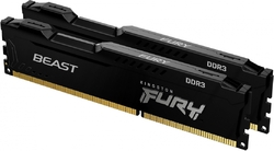 Kingston Fury Beast DIMM DDR3 16GB 1600MHz černá (Kit 2x8GB)