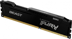 Kingston Fury Beast DIMM DDR3 4GB 1600MHz černá