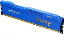 Kingston Fury Beast DIMM DDR3 4GB 1600MHz modrá