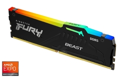 Kingston Fury Beast DIMM DDR5 16GB 5200MHz RGB, AMD EXPO