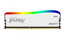 Kingston Fury Beast Special Edition DDR4 8GB 3600MHz CL17, RGB chladič, 1x8GB, bílá