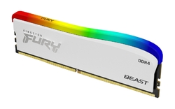 Kingston Fury Beast Special Edition DDR4 8GB 3600MHz CL17, RGB chladič, 1x8GB, bílá
