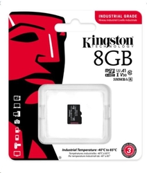 Kingston microSDHC 8GB Industrial bez adaptéru