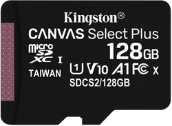 KINGSTON microSDXC 128GB Canvas Select Plus A1 C10 bez adaptéru