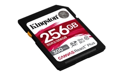 KINGSTON SDXC 256GB Canvas React Plus UHS-II V90 (čtení/zápis: 300/260MB/s)