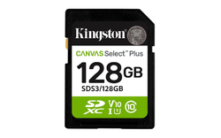Kingston SDXC 128GB Canvas Select Plus Gen 3