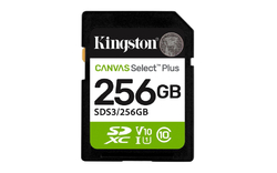 Kingston SDXC 256GB Canvas Select Plus Gen 3