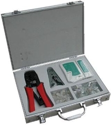 DATACOM kleště NETWORK KIT 1 (krimp 8p+6p, Stripper, Tester, plugy)
