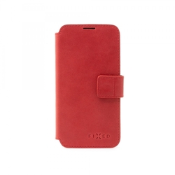 Kožené pouzdro typu kniha FIXED ProFit pro Apple iPhone 12/12 Pro, červené