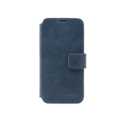 Kožené pouzdro typu kniha FIXED ProFit pro Samsung Galaxy A36 5G, modré