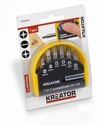 Kreator KRT064100 - Sada bitů 7 ks PZ/FL/PH