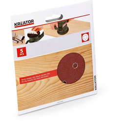 Kreator KRT230004 - 5x Brusný papír 115 mm G60