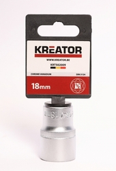 Kreator KRT502009 - 1/2" Nástrčná hlavice (ořech) 18mm