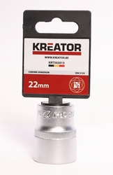 Kreator KRT502013 - 1/2" Nástrčná hlavice (ořech) 22mm