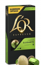 L'OR ESPRESSO Lungo Elegante Kapsle pro espressa Nespresso, 10 ks