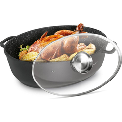 Lamart LT1309 Pekáč se skleněným víkem, 8 l